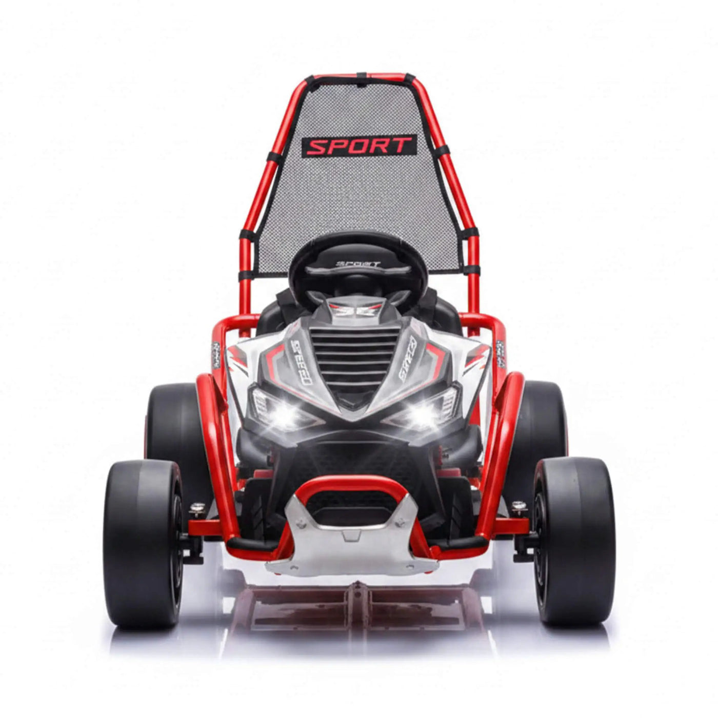 24V 400W Kids Electric Drift Go-Kart With Roll Cage, Bluetooth And Safety Harness (SAK82435) by SAKSBY WHOLESALE
