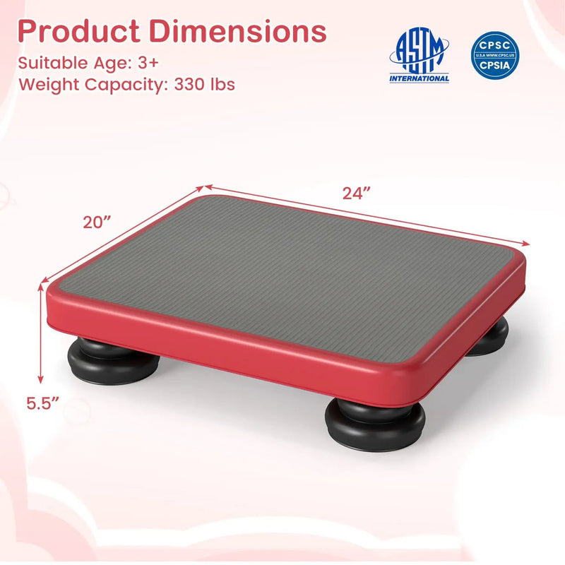 Kids Rebounder Bouncing Board 24x20" with Elastic Ropes by DirectDeals