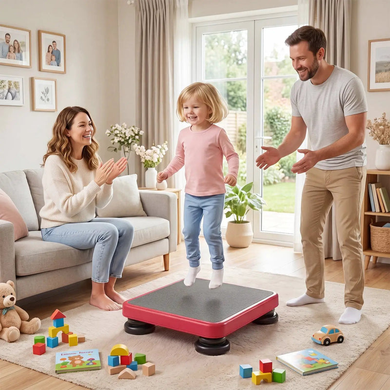 Kids Rebounder Bouncing Board 24x20" with Elastic Ropes by DirectDeals
