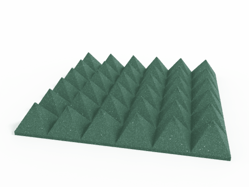 4 Inch Acoustic Foam Pyramid Style Panels - 13 Color Options by SoundAssured