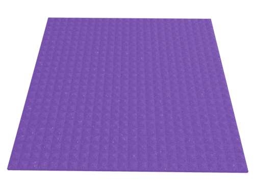 1 Inch Acoustic Foam Pyramid Style Panels - 13 Color Options by SoundAssured