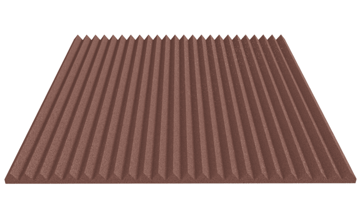 1 Inch Acoustic Foam Wedge Style Panels - 13 Color Options by SoundAssured