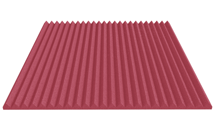 1 Inch Acoustic Foam Wedge Style Panels - 13 Color Options by SoundAssured