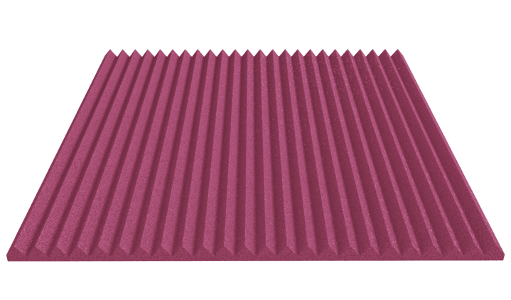 1 Inch Acoustic Foam Wedge Style Panels - 13 Color Options by SoundAssured