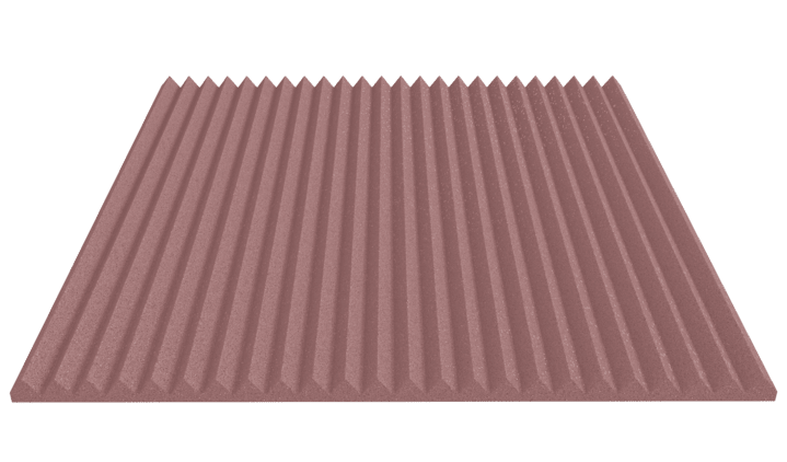 1 Inch Acoustic Foam Wedge Style Panels - 13 Color Options by SoundAssured