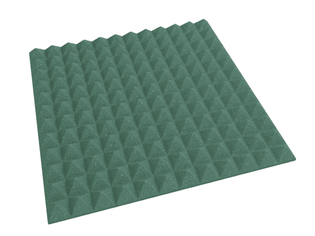 2 Inch Acoustic Foam Pyramid Style Panels - 13 Color Options by SoundAssured