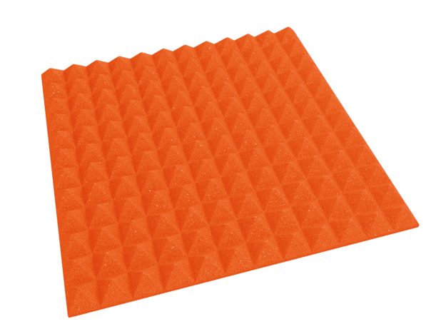 2 Inch Acoustic Foam Pyramid Style Panels - 13 Color Options by SoundAssured