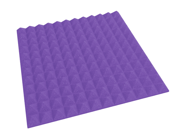 2 Inch Acoustic Foam Pyramid Style Panels - 13 Color Options by SoundAssured