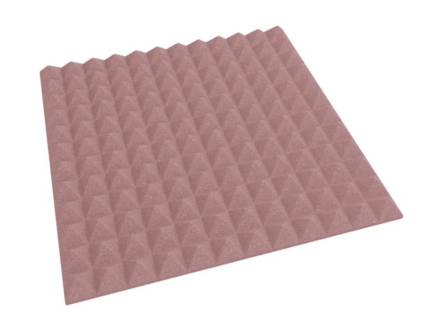 2 Inch Acoustic Foam Pyramid Style Panels - 13 Color Options by SoundAssured