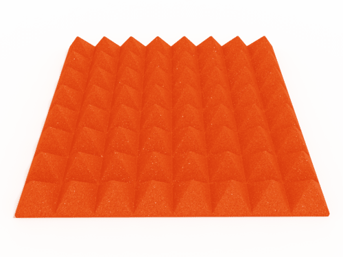 3 Inch Acoustic Foam Pyramid Style Panels - 13 Color Options by SoundAssured