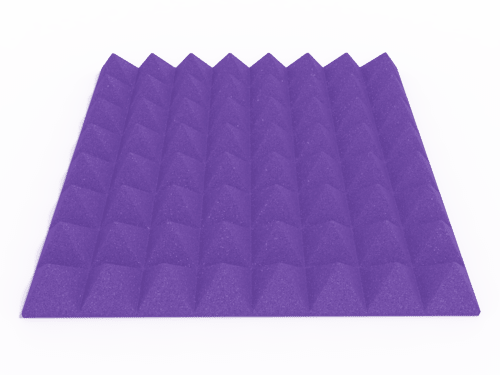 3 Inch Acoustic Foam Pyramid Style Panels - 13 Color Options by SoundAssured