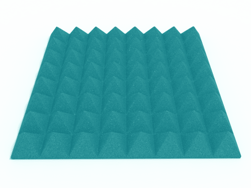 3 Inch Acoustic Foam Pyramid Style Panels - 13 Color Options by SoundAssured