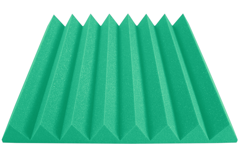 3 Inch Acoustic Foam Wedge Style Panels - 13 Color Options by SoundAssured