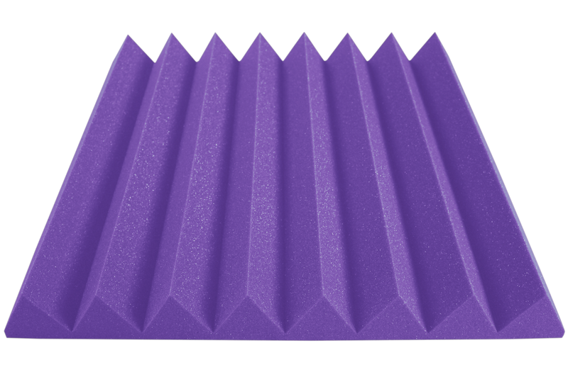 3 Inch Acoustic Foam Wedge Style Panels - 13 Color Options by SoundAssured