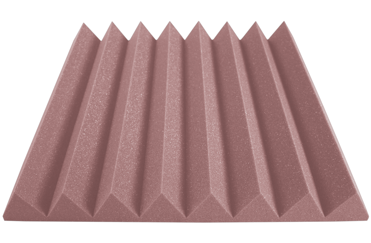 3 Inch Acoustic Foam Wedge Style Panels - 13 Color Options by SoundAssured