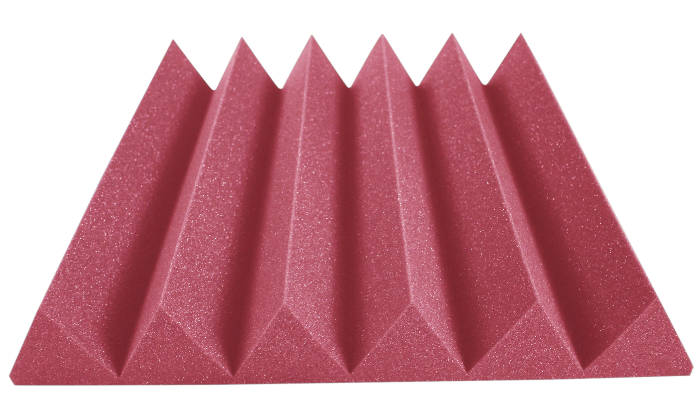 4 Inch Acoustic Foam Wedge Style Panels - 13 Color Options by SoundAssured