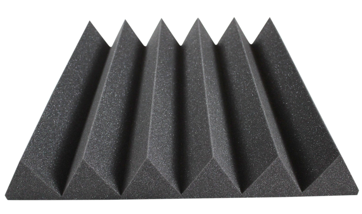 4 Inch Acoustic Foam Wedge Style Panels - 13 Color Options by SoundAssured