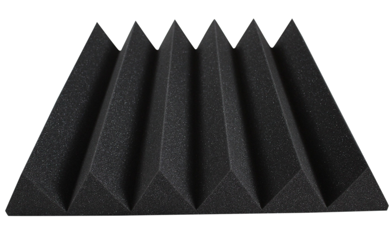 4 Inch Acoustic Foam Wedge Style Panels - 13 Color Options by SoundAssured