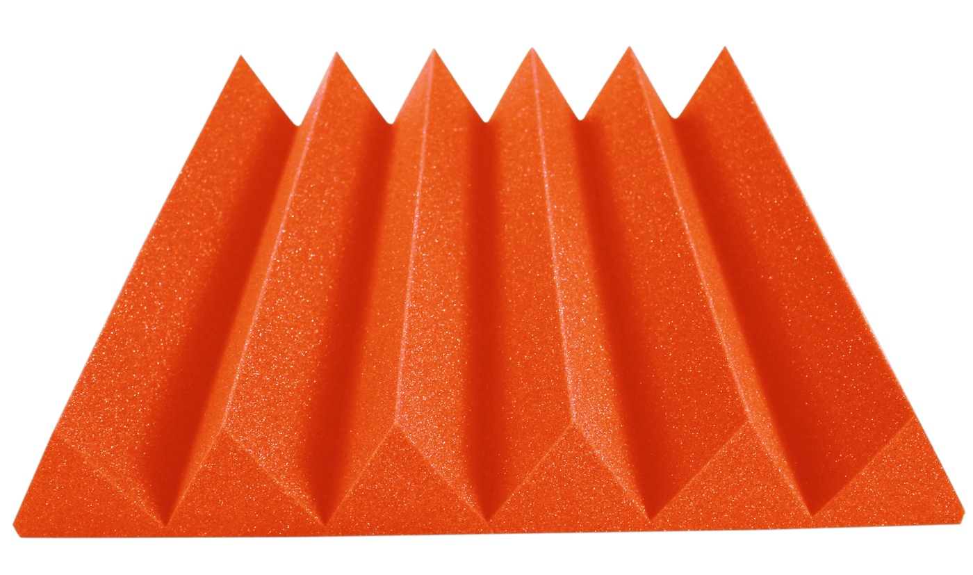 4 Inch Acoustic Foam Wedge Style Panels - 13 Color Options by SoundAssured