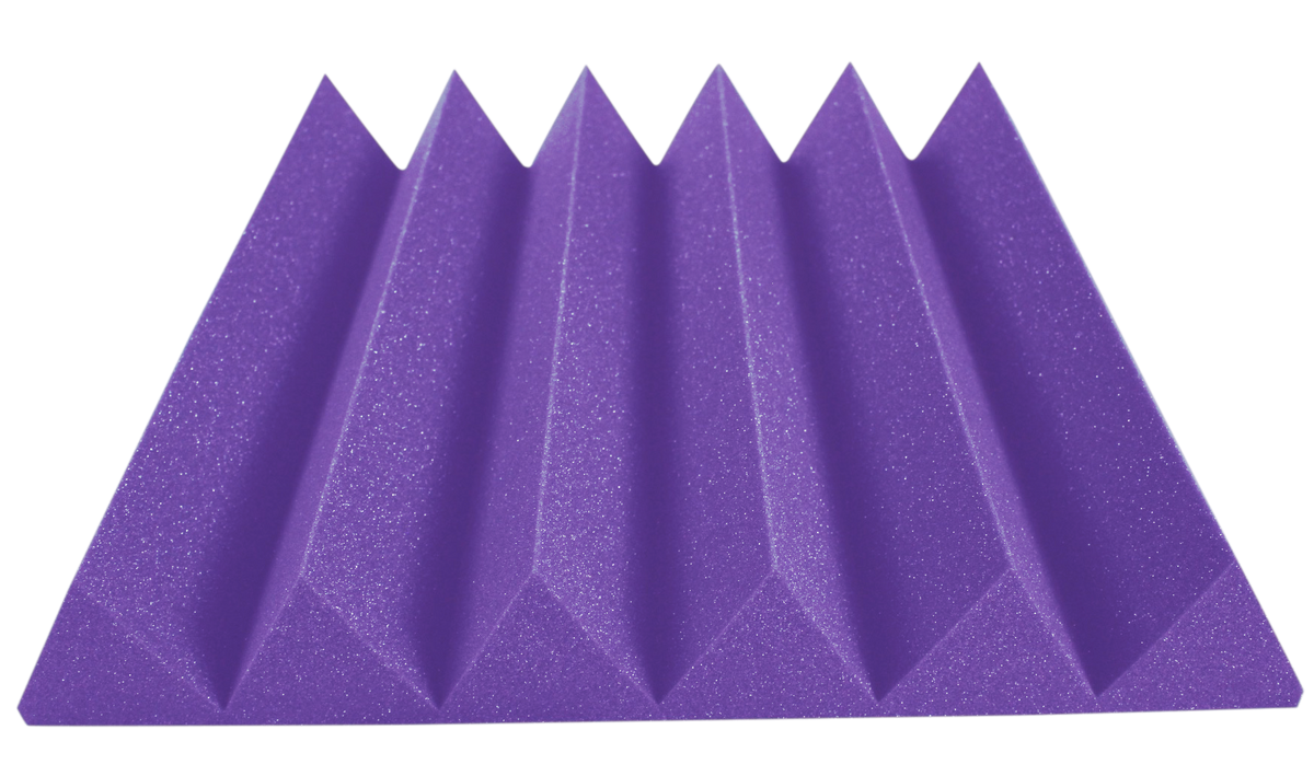 4 Inch Acoustic Foam Wedge Style Panels - 13 Color Options by SoundAssured