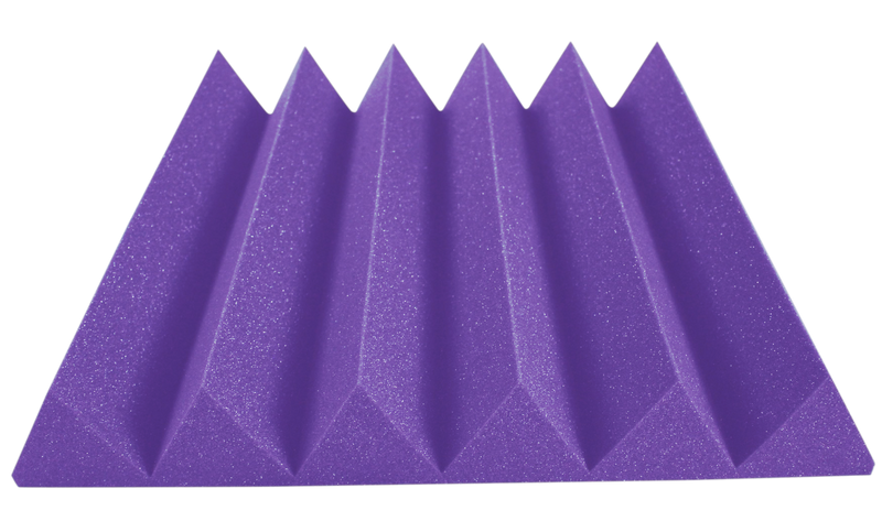 4 Inch Acoustic Foam Wedge Style Panels - 13 Color Options by SoundAssured