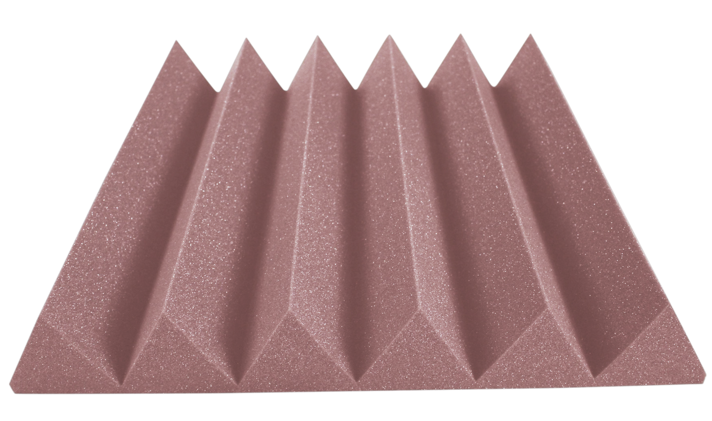 4 Inch Acoustic Foam Wedge Style Panels - 13 Color Options by SoundAssured