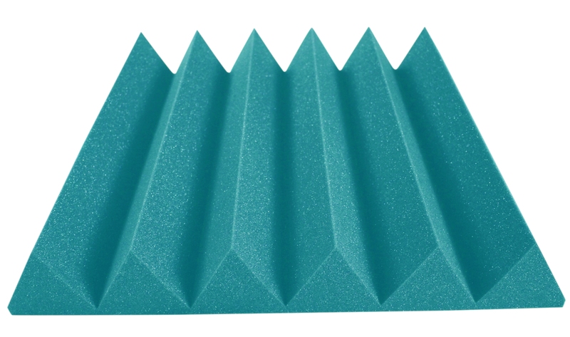 4 Inch Acoustic Foam Wedge Style Panels - 13 Color Options by SoundAssured
