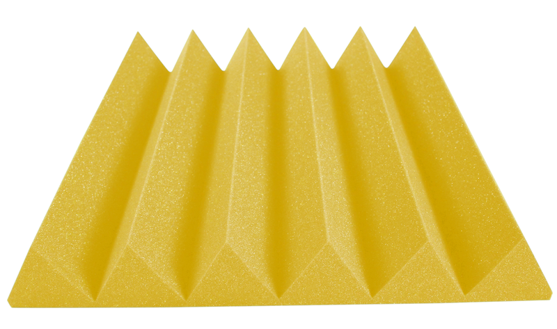 4 Inch Acoustic Foam Wedge Style Panels - 13 Color Options by SoundAssured