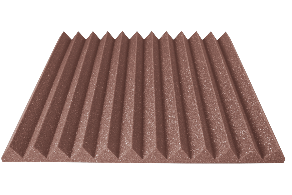 2 Inch Acoustic Foam Wedge Style Panels - 13 Color Options by SoundAssured