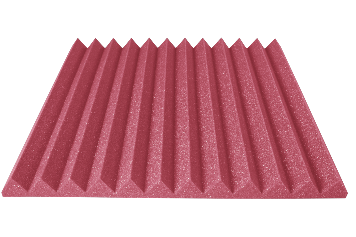 2 Inch Acoustic Foam Wedge Style Panels - 13 Color Options by SoundAssured
