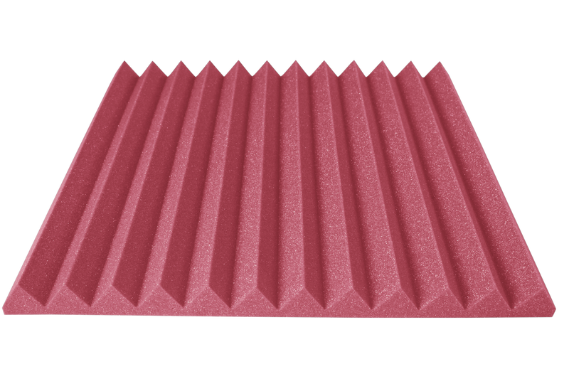 2 Inch Acoustic Foam Wedge Style Panels - 13 Color Options by SoundAssured