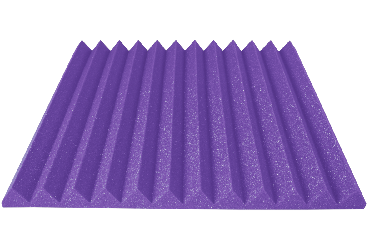 2 Inch Acoustic Foam Wedge Style Panels - 13 Color Options by SoundAssured