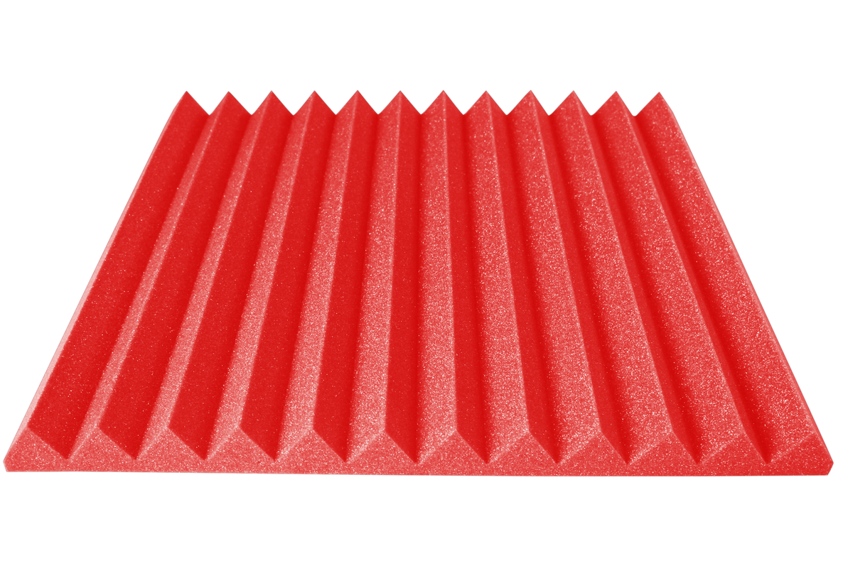 2 Inch Acoustic Foam Wedge Style Panels - 13 Color Options by SoundAssured
