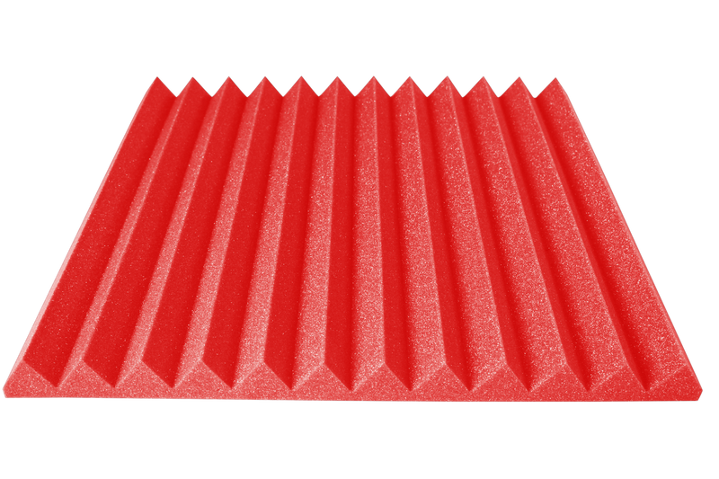 2 Inch Acoustic Foam Wedge Style Panels - 13 Color Options by SoundAssured