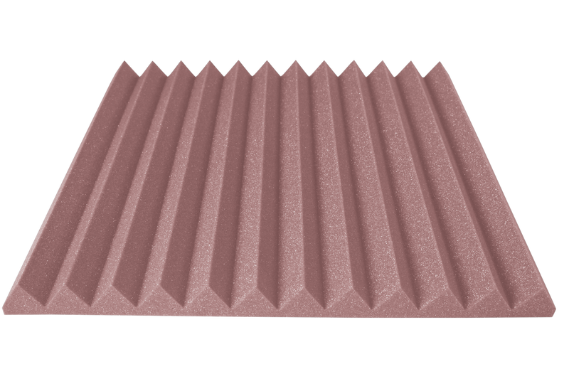 2 Inch Acoustic Foam Wedge Style Panels - 13 Color Options by SoundAssured