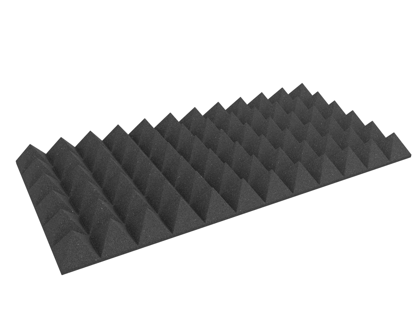 4 Inch Acoustic Foam Pyramid Style Panels - 13 Color Options by SoundAssured