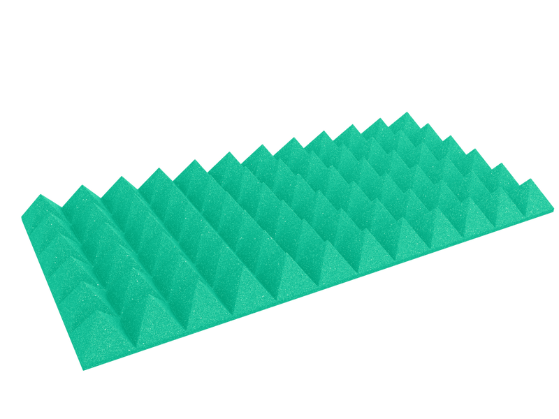 4 Inch Acoustic Foam Pyramid Style Panels - 13 Color Options by SoundAssured