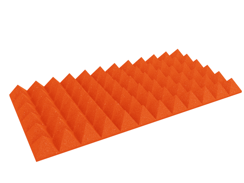 4 Inch Acoustic Foam Pyramid Style Panels - 13 Color Options by SoundAssured