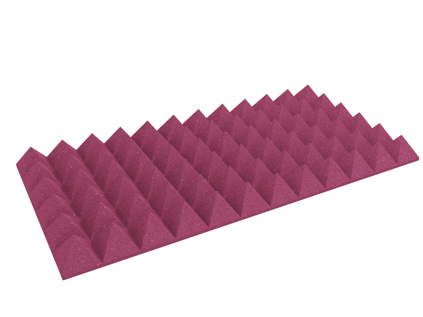 4 Inch Acoustic Foam Pyramid Style Panels - 13 Color Options by SoundAssured