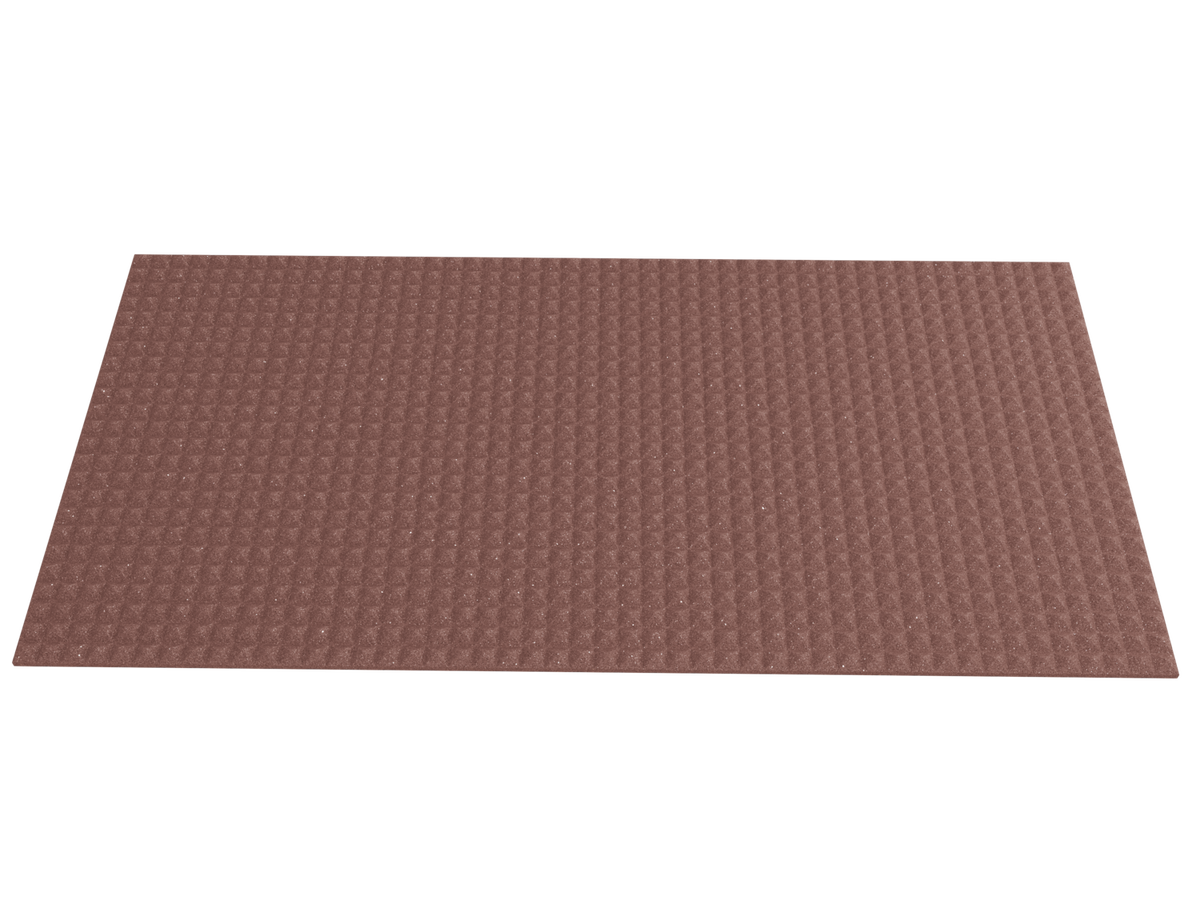 1 Inch Acoustic Foam Pyramid Style Panels - 13 Color Options by SoundAssured