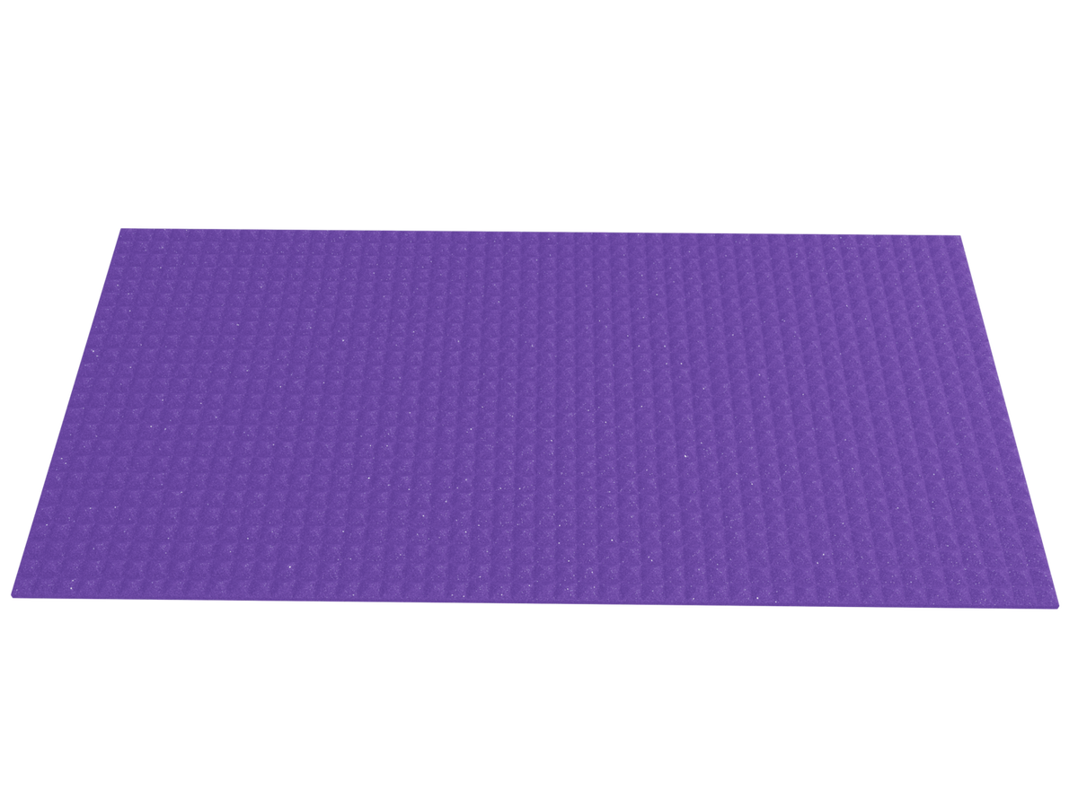 1 Inch Acoustic Foam Pyramid Style Panels - 13 Color Options by SoundAssured
