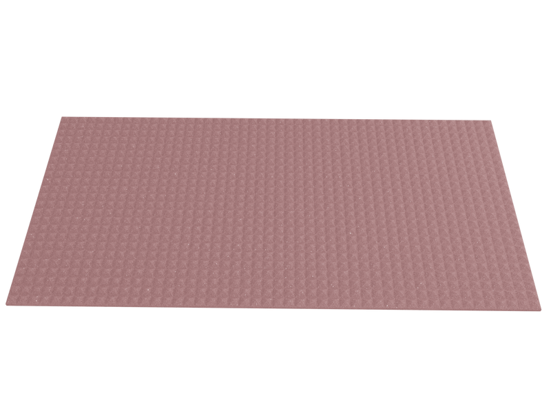 1 Inch Acoustic Foam Pyramid Style Panels - 13 Color Options by SoundAssured