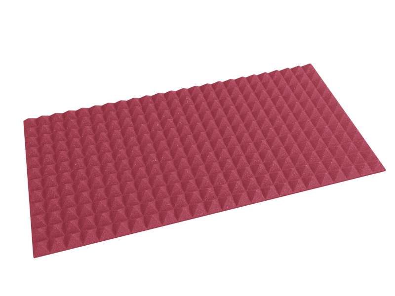 2 Inch Acoustic Foam Pyramid Style Panels - 13 Color Options by SoundAssured