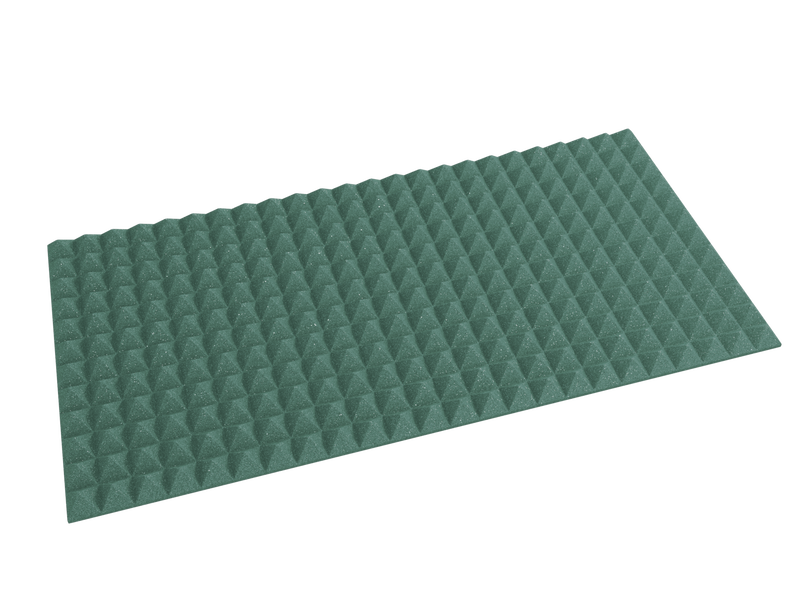 2 Inch Acoustic Foam Pyramid Style Panels - 13 Color Options by SoundAssured