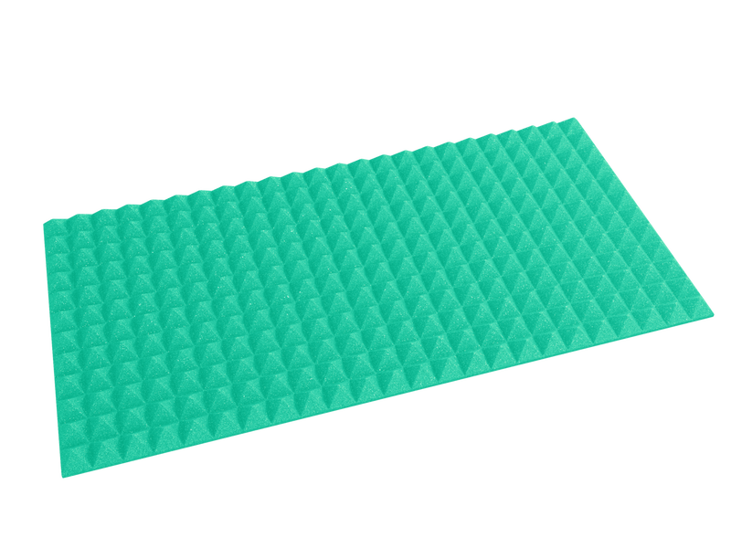 2 Inch Acoustic Foam Pyramid Style Panels - 13 Color Options by SoundAssured