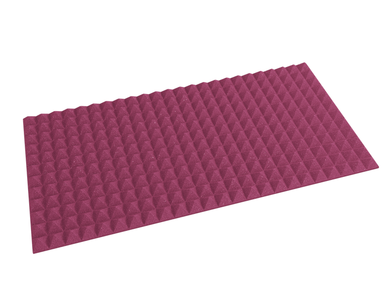 2 Inch Acoustic Foam Pyramid Style Panels - 13 Color Options by SoundAssured