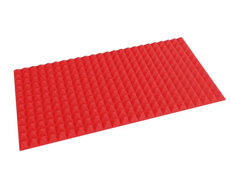 2 Inch Acoustic Foam Pyramid Style Panels - 13 Color Options by SoundAssured