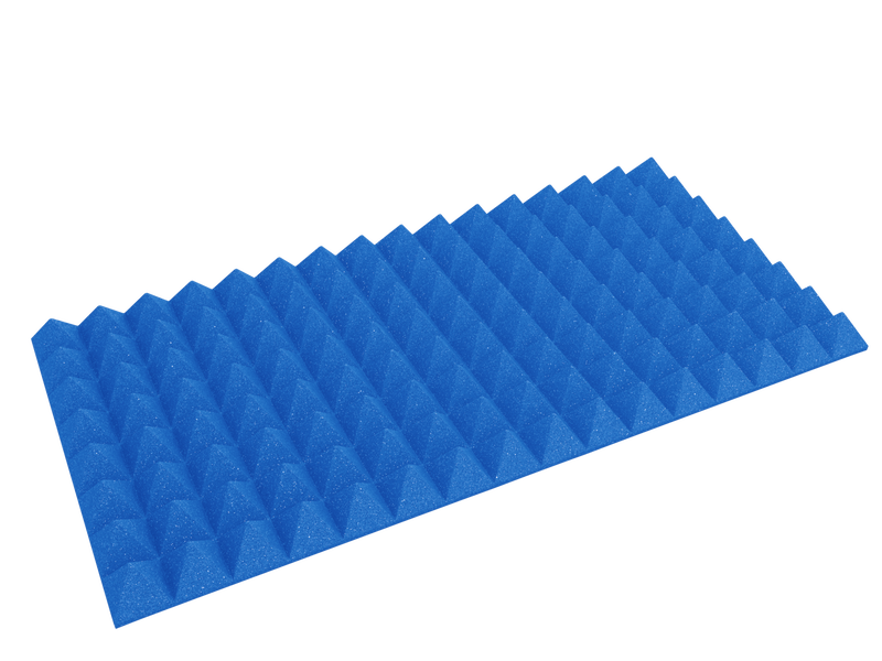 3 Inch Acoustic Foam Pyramid Style Panels - 13 Color Options by SoundAssured