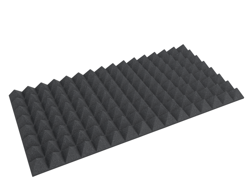 3 Inch Acoustic Foam Pyramid Style Panels - 13 Color Options by SoundAssured
