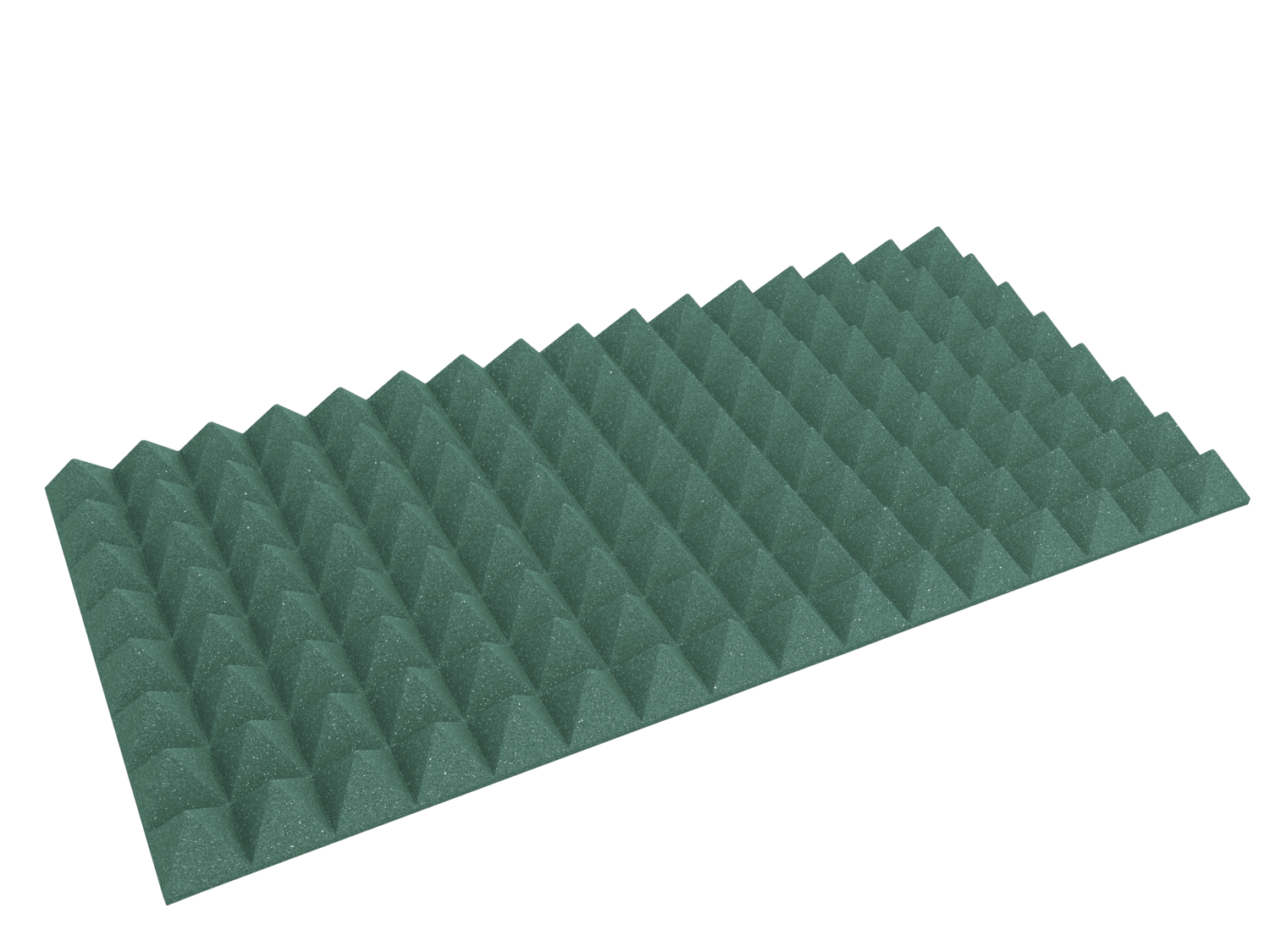 3 Inch Acoustic Foam Pyramid Style Panels - 13 Color Options by SoundAssured